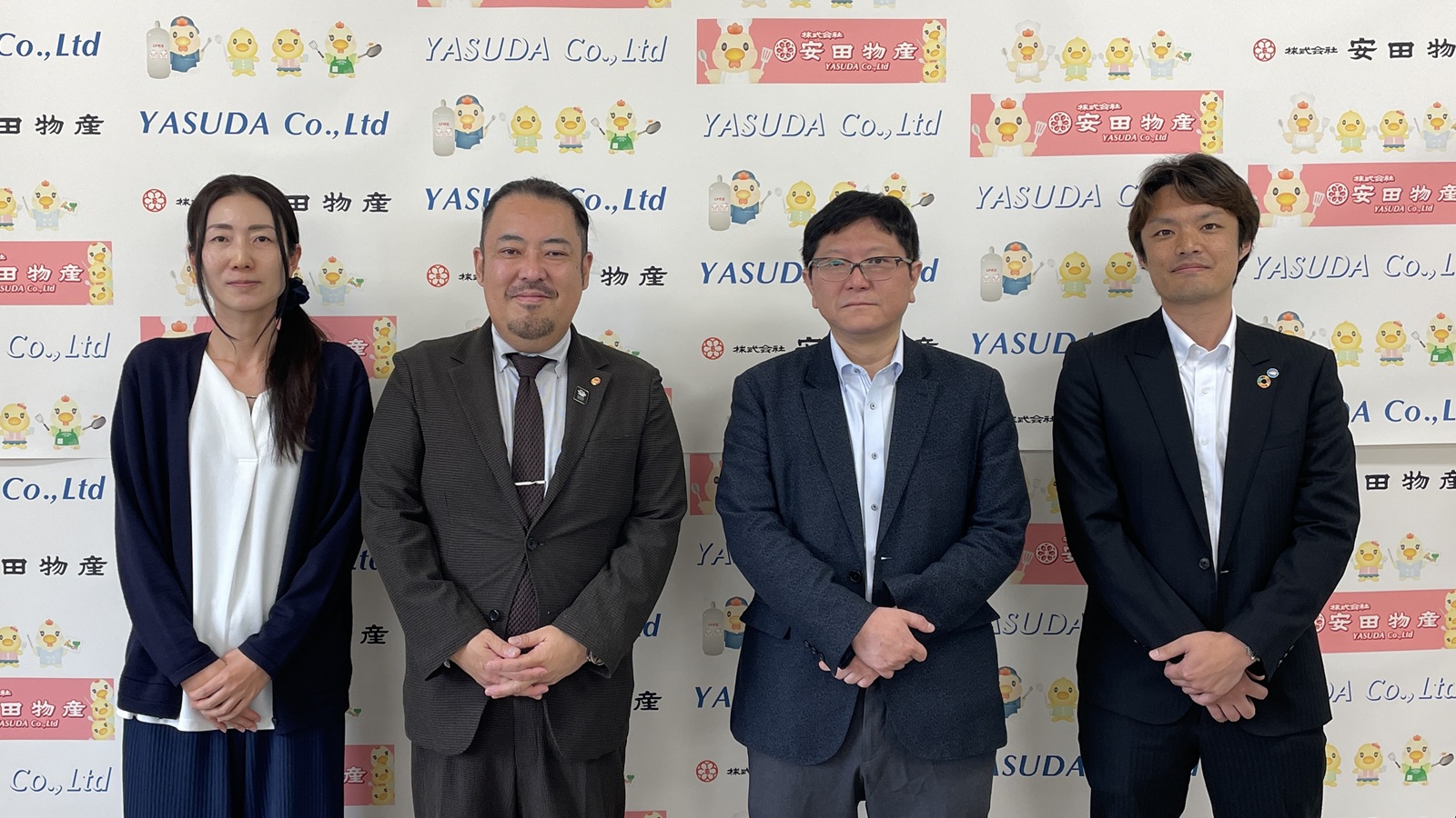 株式会社安田物産様並び